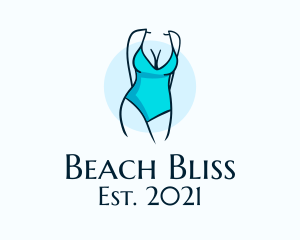 Swimwear - Sexy Bikini Swimsuit Body logo design