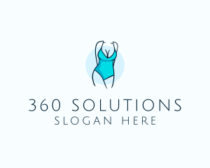 Sexy Bikini Swimsuit Body  logo design