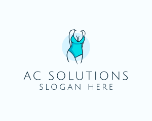 Sexy Bikini Swimsuit Body  logo design