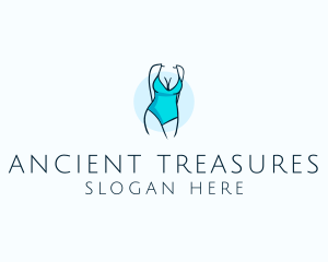 Sexy Bikini Swimsuit Body  logo design