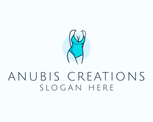 Sexy Bikini Swimsuit Body  logo design