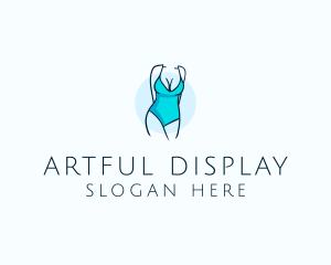 Sexy Bikini Swimsuit Body  logo design