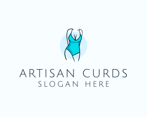 Sexy Bikini Swimsuit Body  logo design