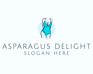 Sexy Bikini Swimsuit Body  logo design