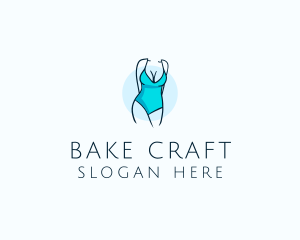 Sexy Bikini Swimsuit Body  logo design