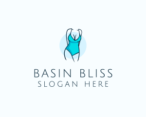 Sexy Bikini Swimsuit Body  logo design