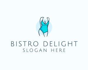 Sexy Bikini Swimsuit Body  logo design