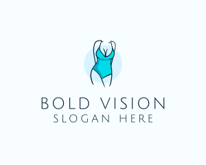 Sexy Bikini Swimsuit Body  logo design