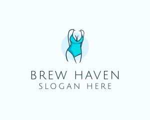 Sexy Bikini Swimsuit Body  logo design