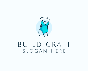 Sexy Bikini Swimsuit Body  logo design