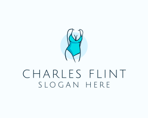 Sexy Bikini Swimsuit Body  logo design