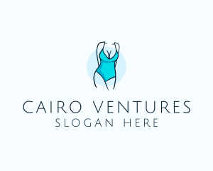 Sexy Bikini Swimsuit Body  logo design