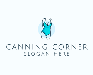 Sexy Bikini Swimsuit Body  logo design