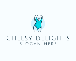 Sexy Bikini Swimsuit Body  logo design