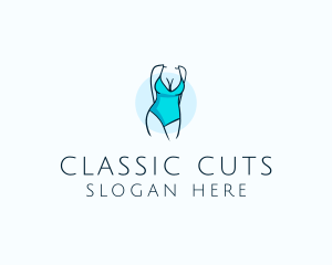 Sexy Bikini Swimsuit Body  logo design