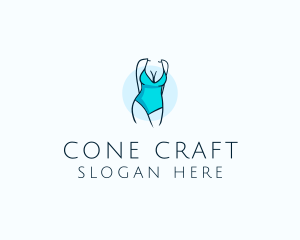 Sexy Bikini Swimsuit Body  logo design