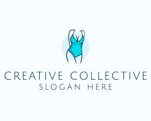 Sexy Bikini Swimsuit Body  logo design