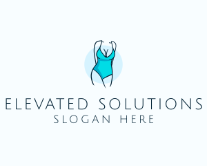 Sexy Bikini Swimsuit Body  logo design