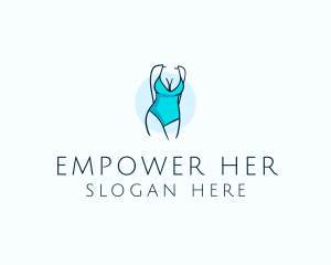 Sexy Bikini Swimsuit Body  logo design