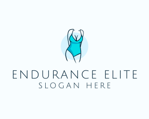 Sexy Bikini Swimsuit Body  logo design