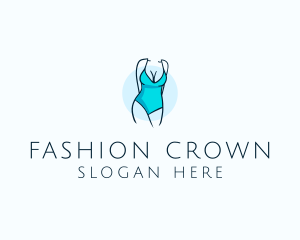 Sexy Bikini Swimsuit Body  logo design