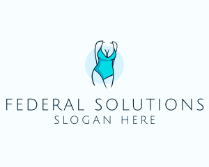 Sexy Bikini Swimsuit Body  logo design