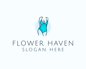 Sexy Bikini Swimsuit Body  logo design