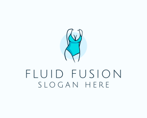 Sexy Bikini Swimsuit Body  logo design