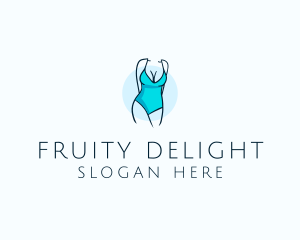 Sexy Bikini Swimsuit Body  logo design