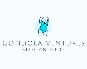 Sexy Bikini Swimsuit Body  logo design