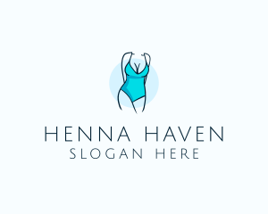 Sexy Bikini Swimsuit Body  logo design