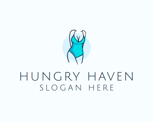 Sexy Bikini Swimsuit Body  logo design