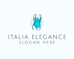 Sexy Bikini Swimsuit Body  logo design