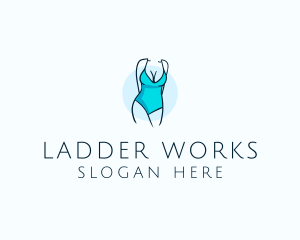 Sexy Bikini Swimsuit Body  logo design