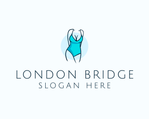 Sexy Bikini Swimsuit Body  logo design