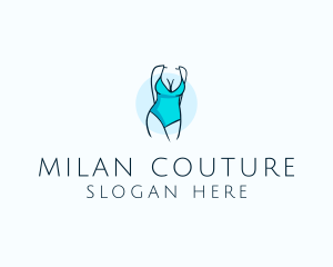 Sexy Bikini Swimsuit Body  logo design