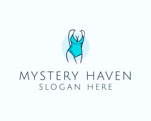 Sexy Bikini Swimsuit Body  logo design