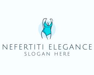 Sexy Bikini Swimsuit Body  logo design