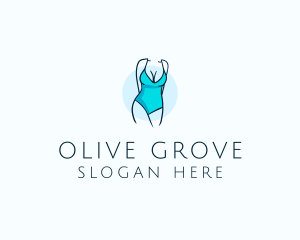 Sexy Bikini Swimsuit Body  logo design