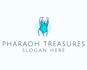 Sexy Bikini Swimsuit Body  logo design