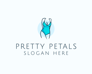 Sexy Bikini Swimsuit Body  logo design