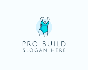 Sexy Bikini Swimsuit Body  logo design