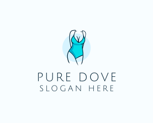 Sexy Bikini Swimsuit Body  logo design