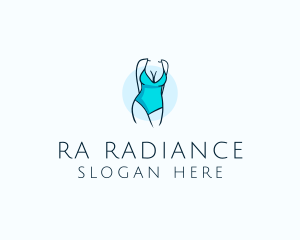 Sexy Bikini Swimsuit Body  logo design