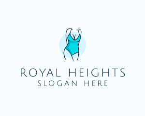 Sexy Bikini Swimsuit Body  logo design