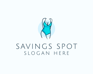 Sexy Bikini Swimsuit Body  logo design