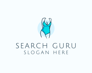 Sexy Bikini Swimsuit Body  logo design