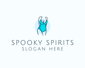 Sexy Bikini Swimsuit Body  logo design