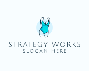 Sexy Bikini Swimsuit Body  logo design