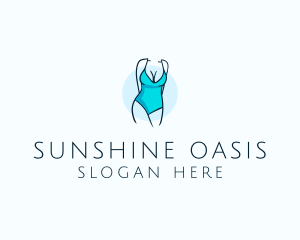 Sexy Bikini Swimsuit Body  logo design